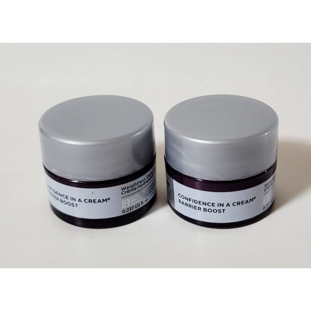 2 x IT Cosmetics Confidence In Your Cream Skin Barrier Boost Cream 0.237 oz!!!